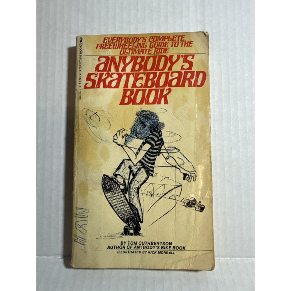 Anybody’s Skateboard Book By Tom Cuthbertson 1976 Paperback Pocket